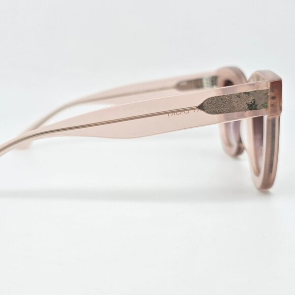 Thierry Lasry Gambly 1705 Crystal Peach Frame Brown Lens Cat Eye Sunglasses 49mm - Picture 5 of 12